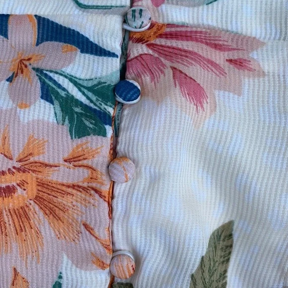 New GUESS Floral Print Dress SZ M - Picture 8 of 11